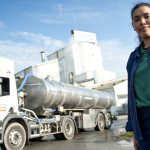 Camion et livreuse