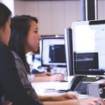 Etudiants ordinateur