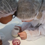 Atelier enfants fabrication beurre
