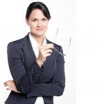 femme d’affaire gros plan