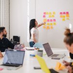 animation, salle, formation, jeunes, post it
