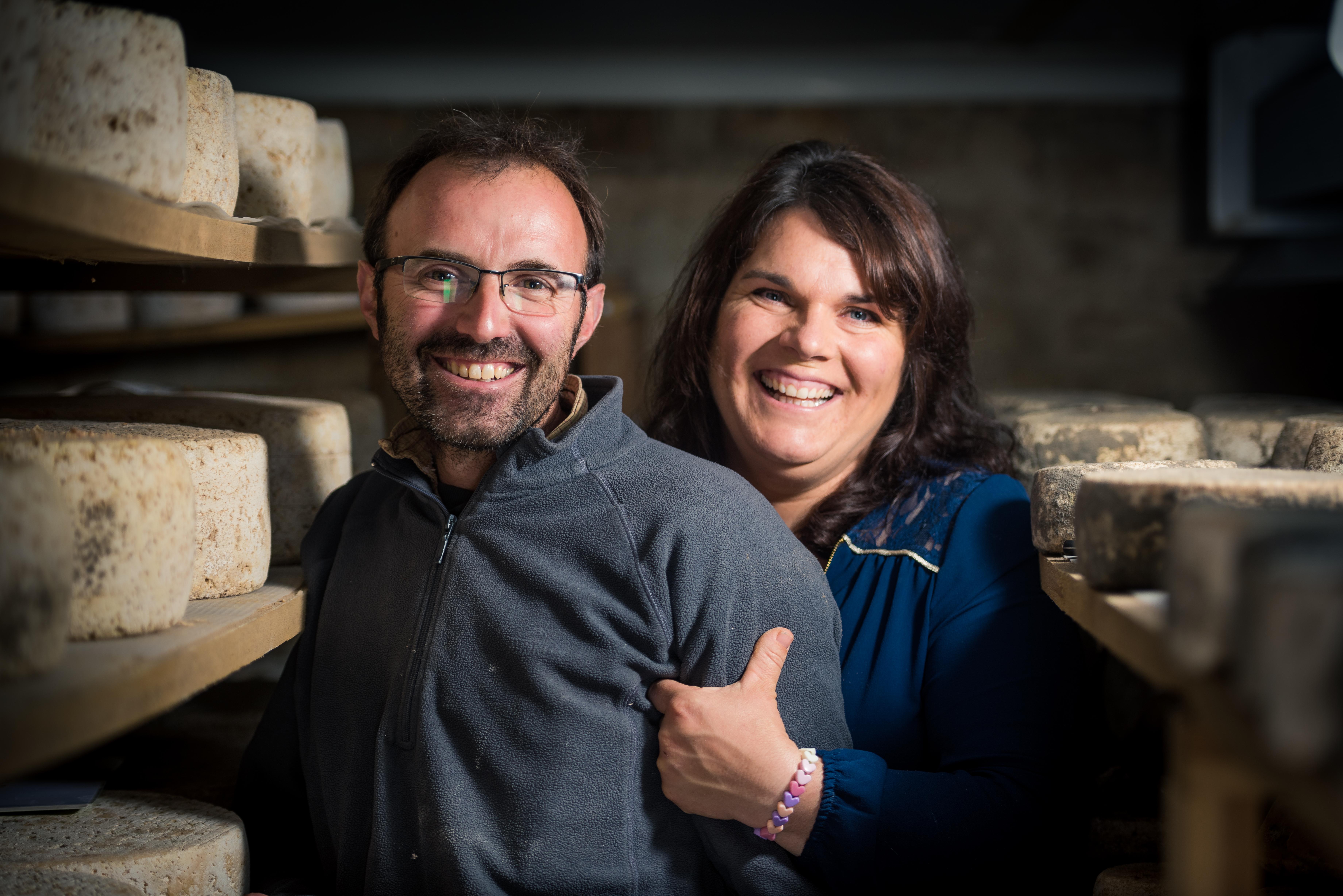 Nadège et Olivier Ressouche, éleveurs dans fromagerie