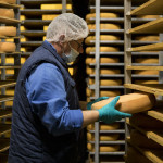 Morbier affinage cave fromager